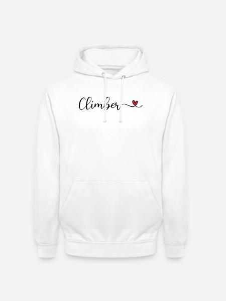 Bergsteiger - Unisex Hoodie - Weiß