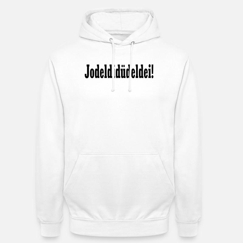 jodeldidüdeldei - Unisex Hoodie - white