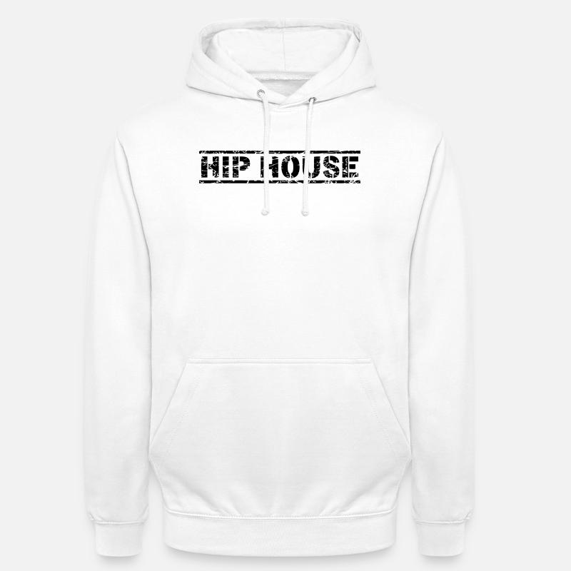 Maison branchée - Sweat-shirt à capuche unisexe - blanc