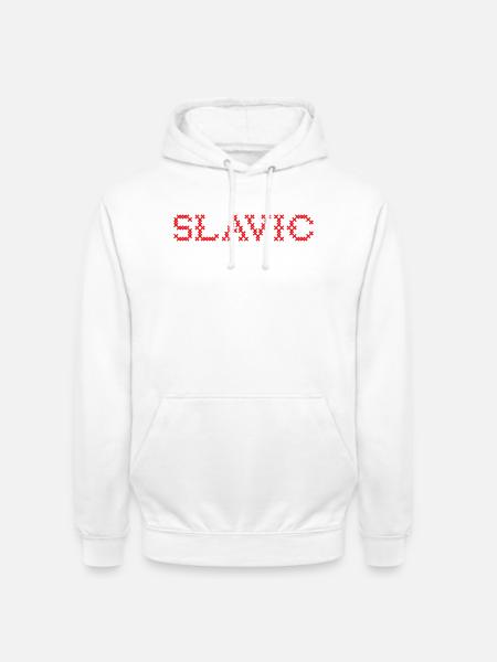 SLAVIC Folk Slawisch - Unisex Hoodie - white