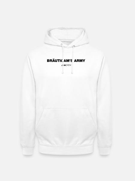 Bräutigams army (JGA - Bachelor Party) - Unisex Hoodie - white