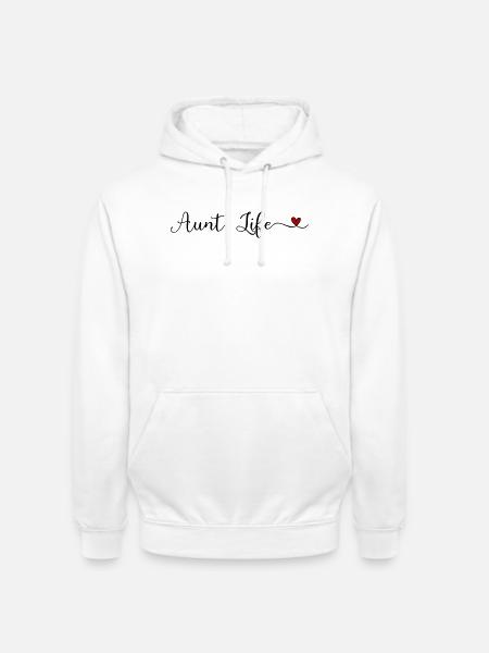 Aunt Life - Unisex Hoodie - white