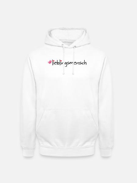 #lieblingsmensch - Unisex Hoodie - Weiß