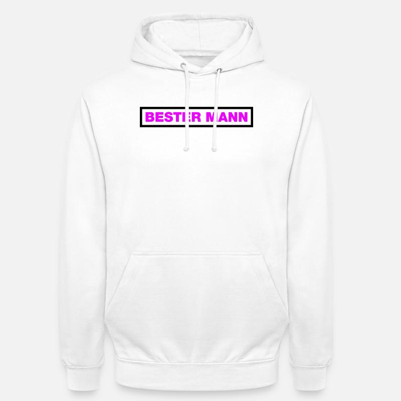 Bester Mann - Unisex Hoodie - Weiß
