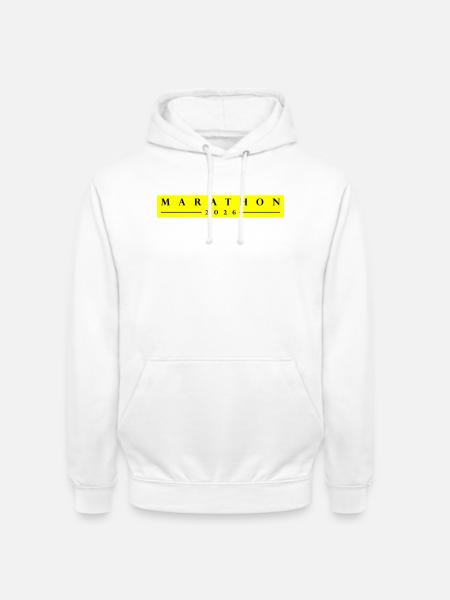 Marathon 2026 - Unisex Hoodie - white