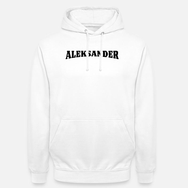 Aleksander Geschenk - Unisex Hoodie - Weiß
