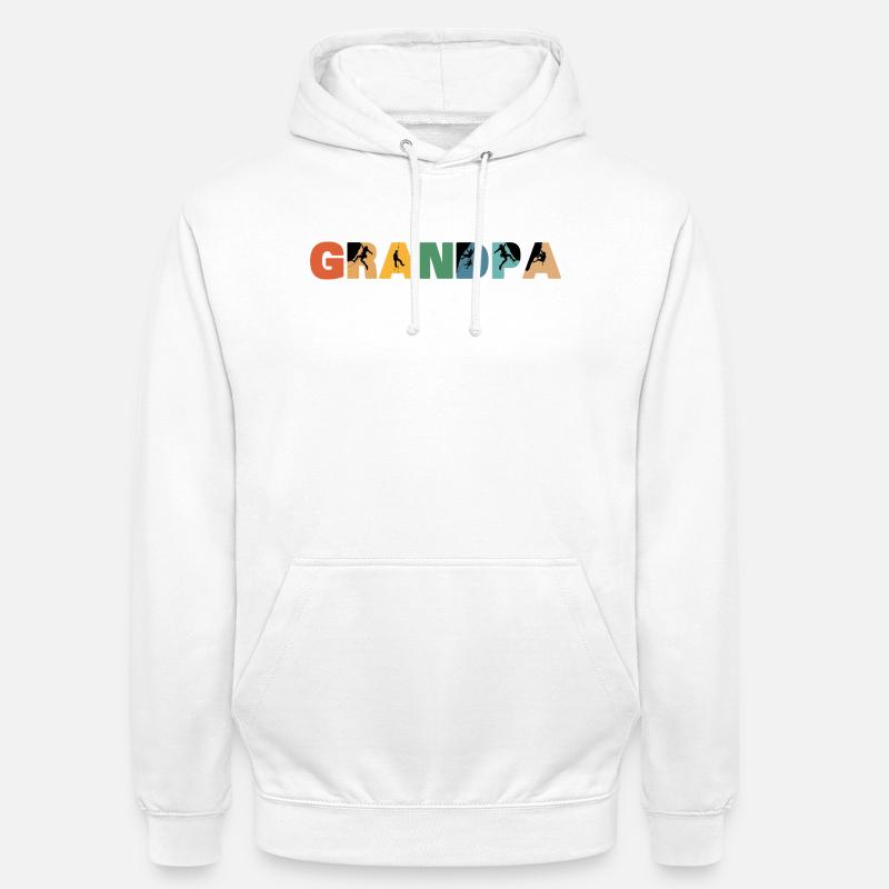 Grimpeur Papi Alpiniste Papi - Sweat-shirt à capuche unisexe - blanc