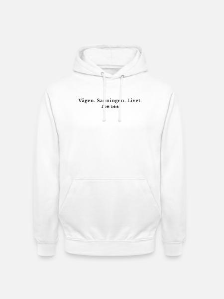 The way. The truth. Life. - Unisex Hoodie - white