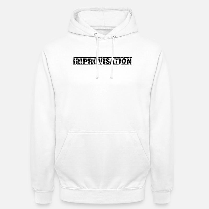 Improvisation - Unisex Hoodie - Weiß