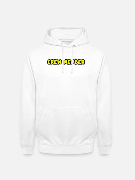 Crew Mitglied - Unisex Hoodie - Weiß