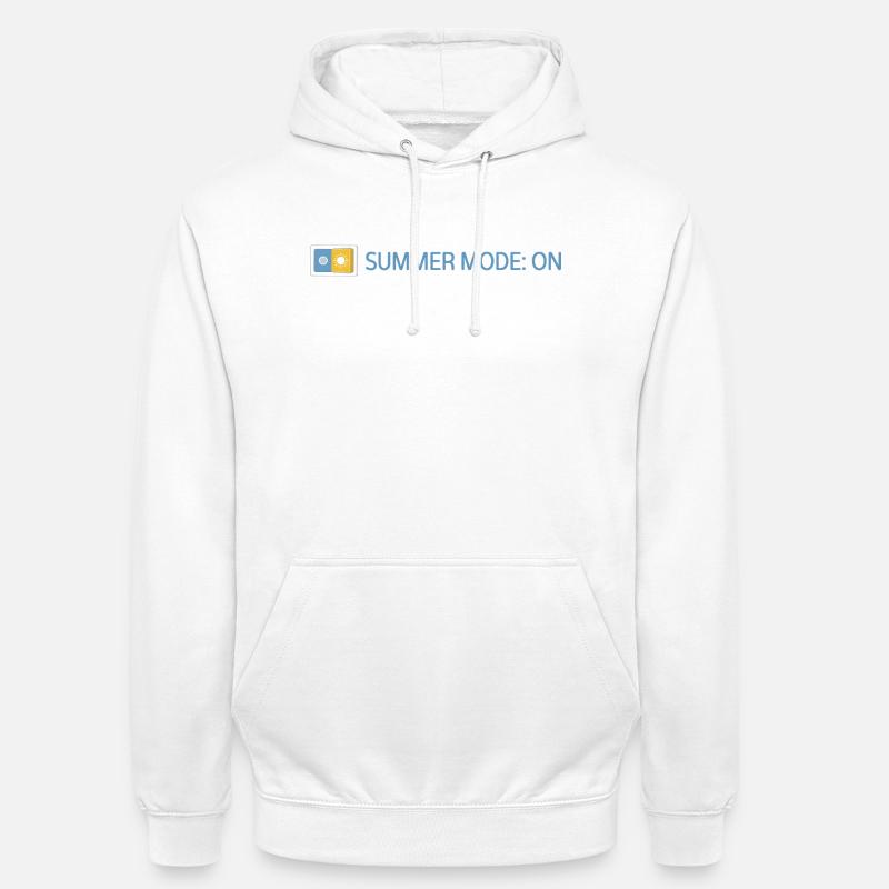 Summer Mode: On - Sommer 2026 Geschenkidee - Unisex Hoodie - Weiß