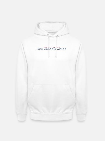 Emotionales Schmirgelpapier - Unisex Hoodie - Weiß