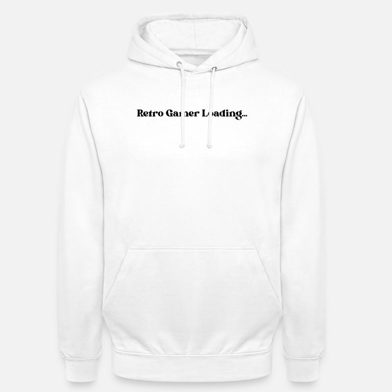 Retro Gaming Loading - Unisex Hoodie - Weiß