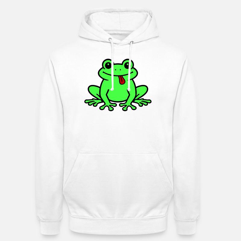 Toad Comic Frog - Unisex Hoodie - white