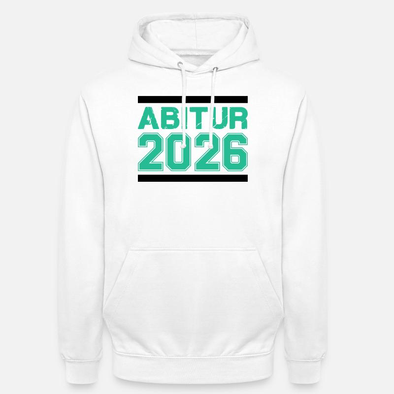 Graduation de l’Abitur 2026 – Arrivée difficile - Sweat-shirt à capuche unisexe - blanc