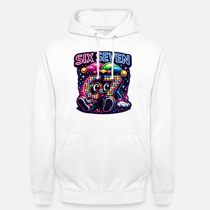 Six Seven 67 Carnival Søt trendgave - Unisex-hettegenser - hvit