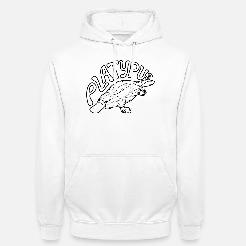Platypus - Unisex Hoodie - white
