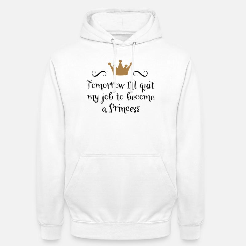 Princess - Unisex Hoodie - white