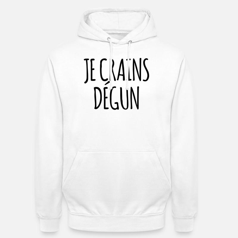 Je crains dégun - Marseille bébé - Sweat-shirt à capuche unisexe - blanc