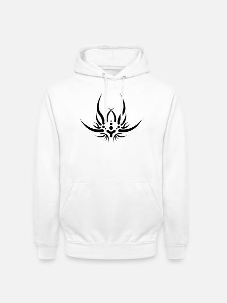 Tribal 5 by Helfspawn - Unisex Hoodie - white