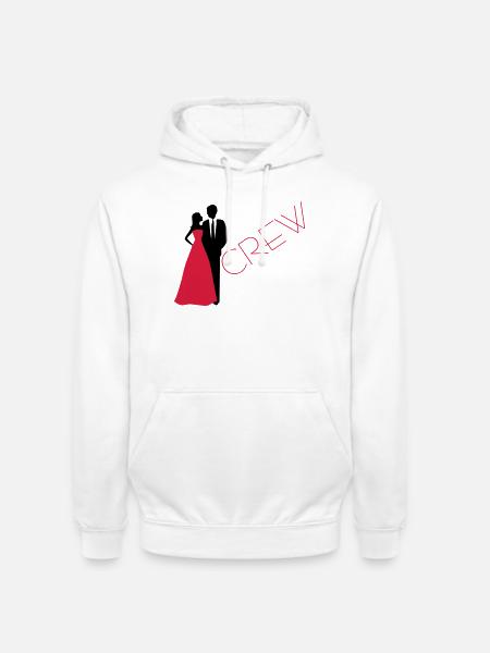 Department bride wedding groom - Unisex Hoodie - white