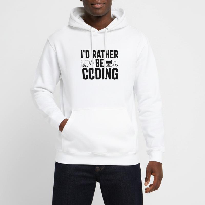 Je préfère coder Sweat-shirt à capuche unisexe