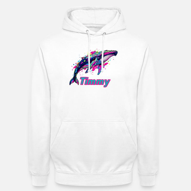 Neonwal Timmy Graffiti - Unisex Hoodie - Weiß
