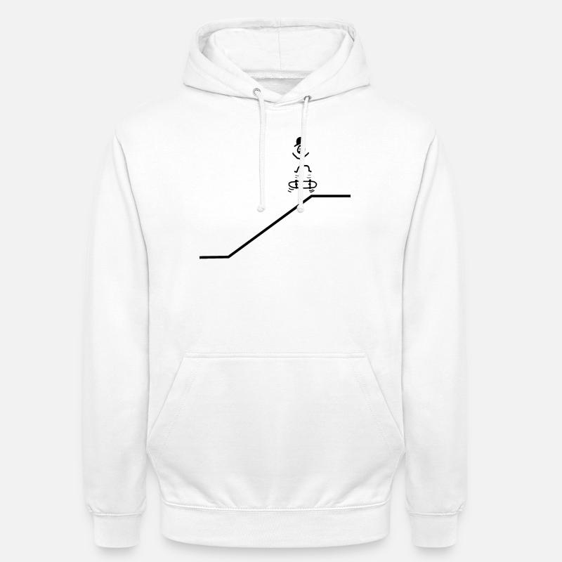 Skateboard Kickflip Junge Cap Cool - Unisex Hoodie - Weiß
