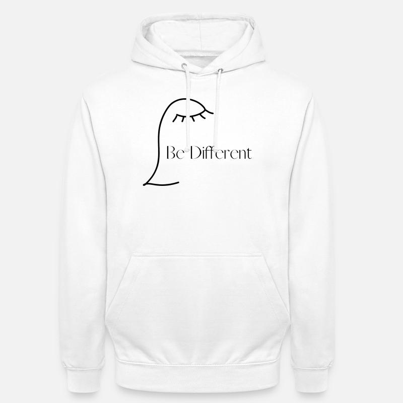 Anders sein als andere - Unisex Hoodie - Weiß