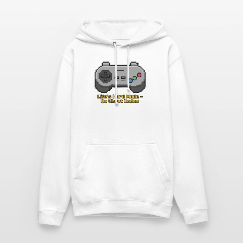 Der harte Modus des Lebens ohne Cheat-Codes Unisex Hoodie
