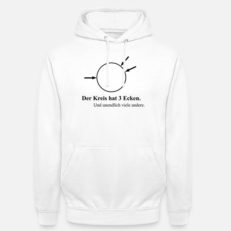 Drei Ecken - Unisex Hoodie - Weiß