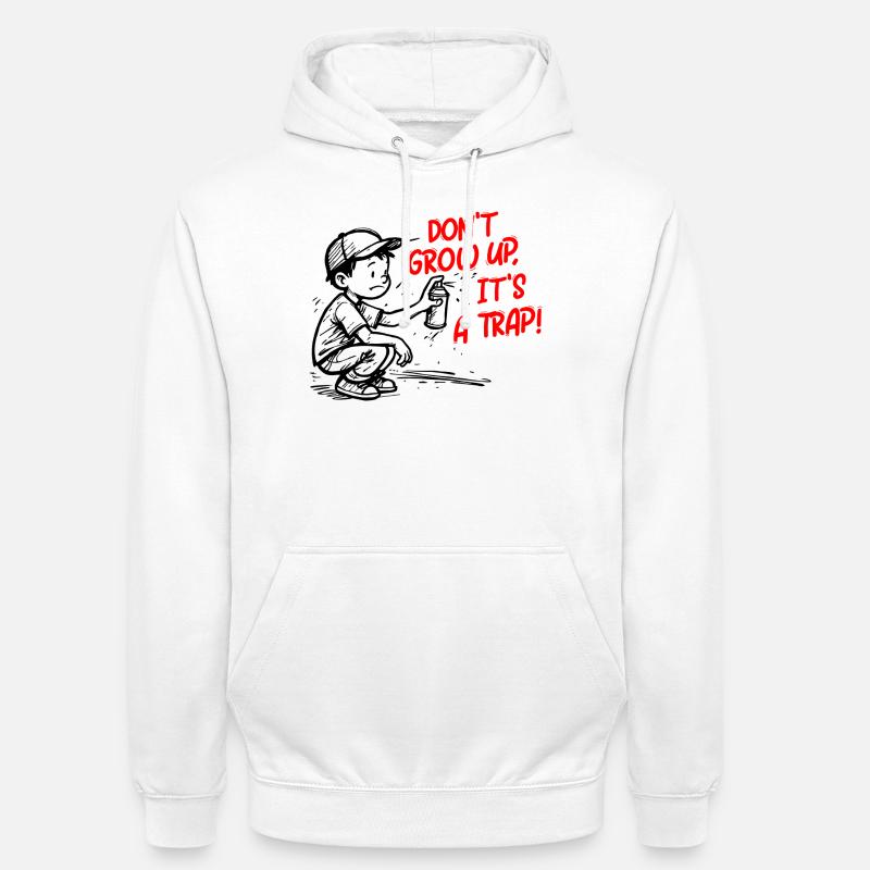 C’est un tour de passe-passe - Sweat-shirt à capuche unisexe - blanc