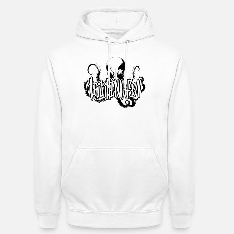 Heiligenhafen Octo Deep Dive Design - Sweat-shirt à capuche unisexe - blanc