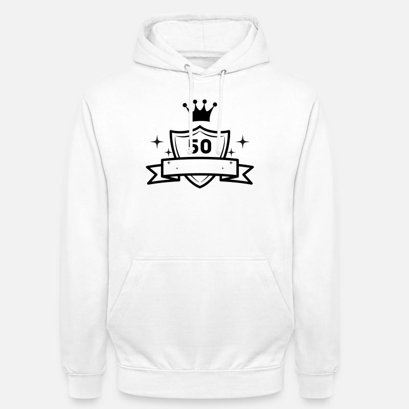 50 Jahre - Jubiläum - Geschenkidee - Unisex Hoodie - Weiß