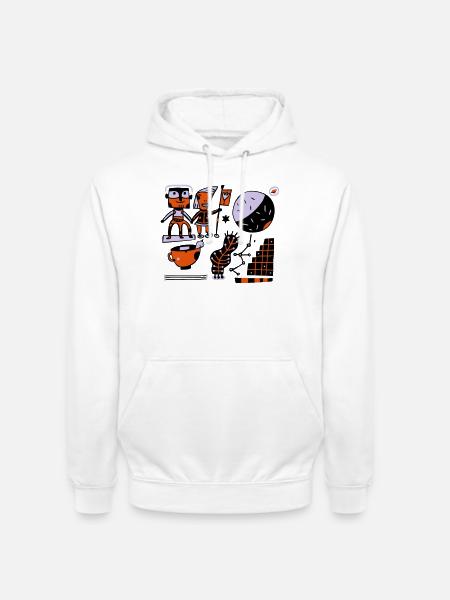 Parallel Universe TK02 I t-shirt - Sweat-shirt à capuche unisexe - blanc