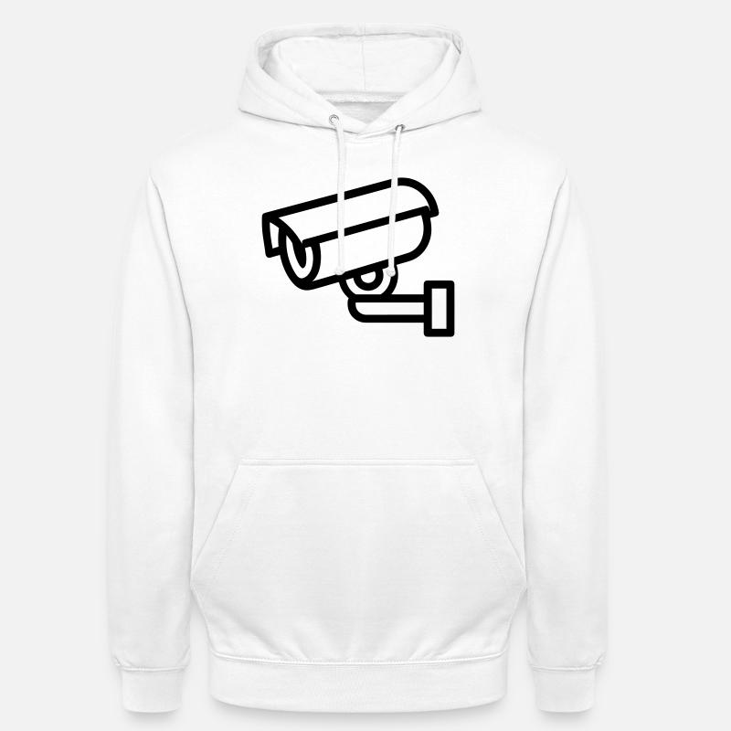 Kamera - Unisex Hoodie - Weiß