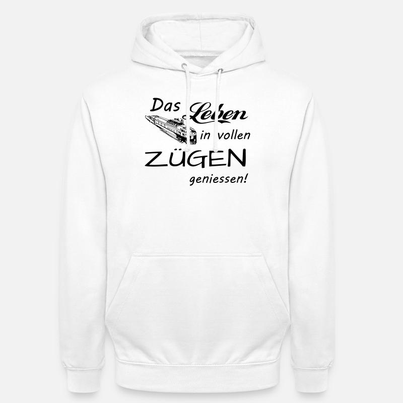 Das Leben geniessen - Unisex Hoodie - Weiß