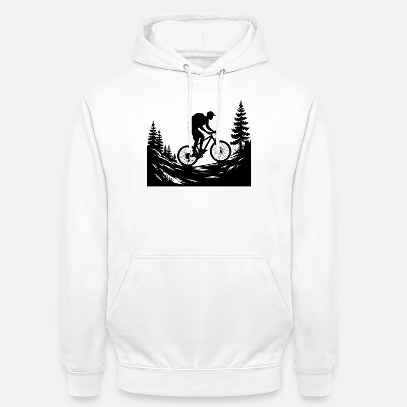 VTT VTT - Sweat-shirt à capuche unisexe - blanc