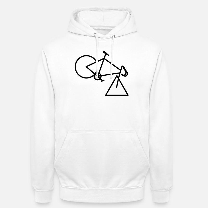Tri-cycle - Sweat-shirt à capuche unisexe - blanc