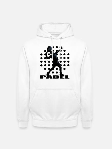Padel - Unisex Hoodie - Weiß