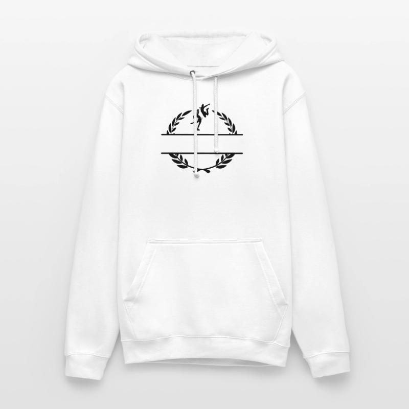 Eistanz oder Eiskunstlauf im Lorbeerkranz Unisex Hoodie