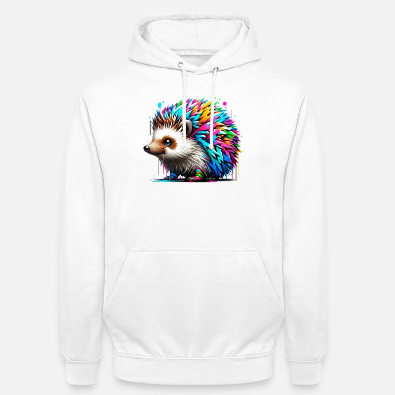 Igel - Unisex Hoodie - Weiß