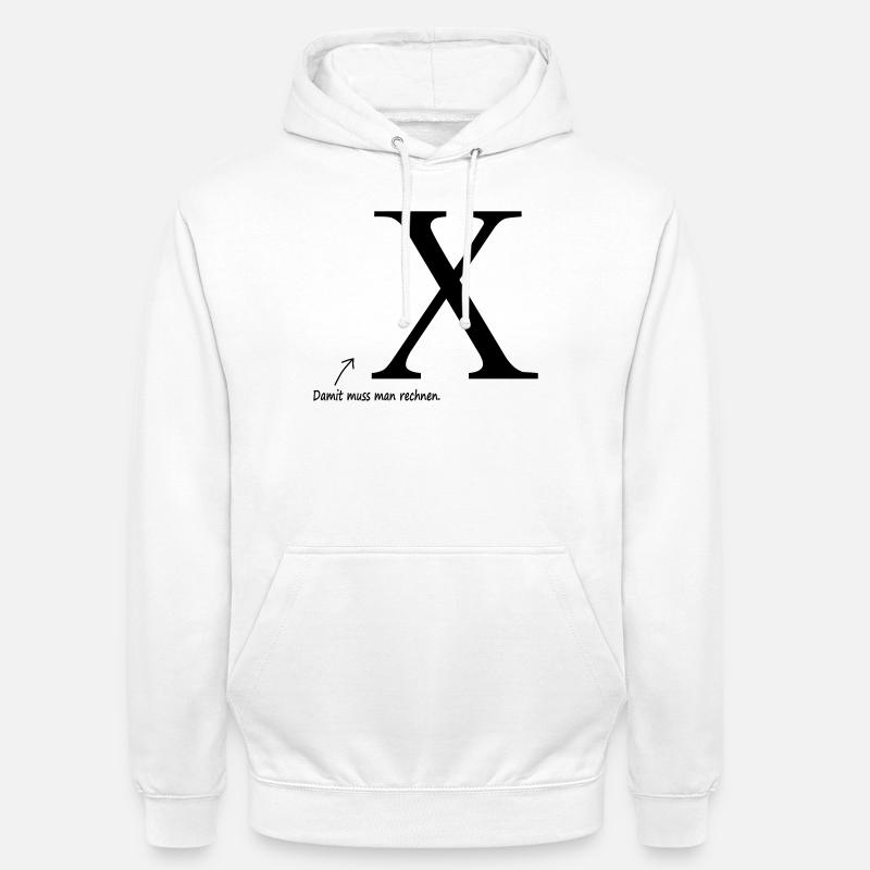 Det må du forvente - Hættetrøje unisex - hvid