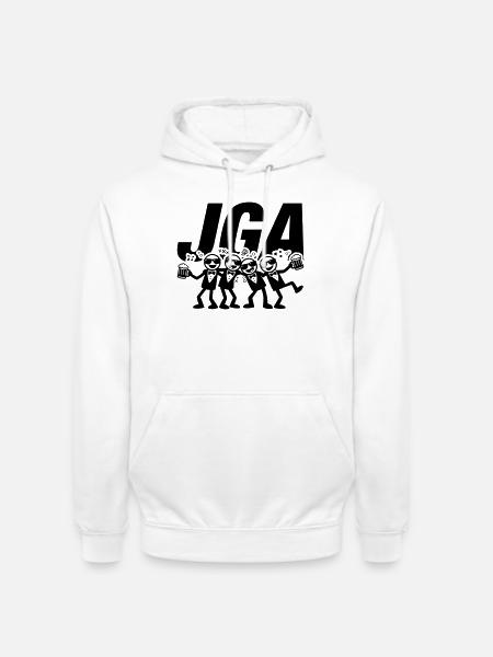 Junggesellenabschied Jga Lustig - Unisex Hoodie - Weiß