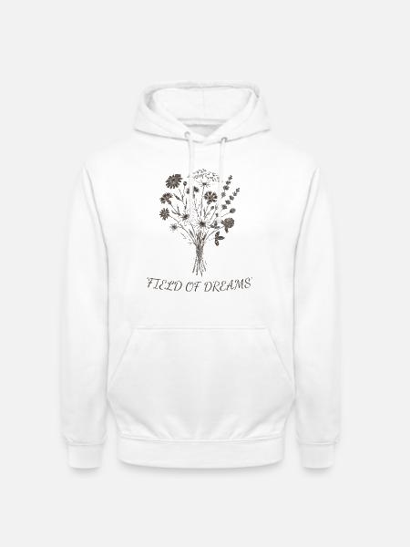 Blumenstrauß der Träume - Unisex Hoodie - Weiß