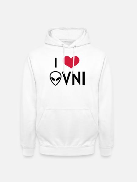 OVNI - UFO - Alien - Espace - Extraterrestre - Unisex Hoodie - white