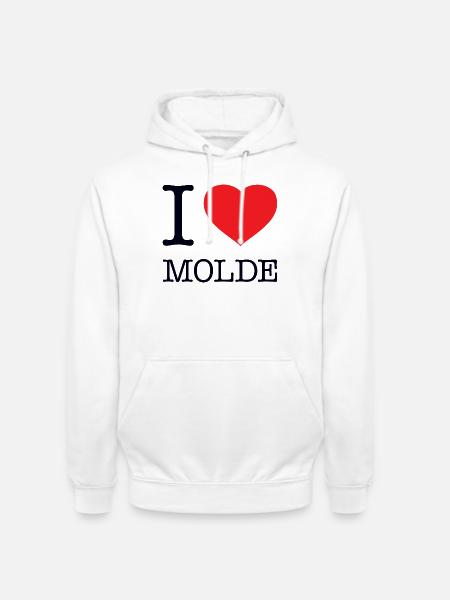 I LOVE MOLDE - Unisex Hoodie - Weiß