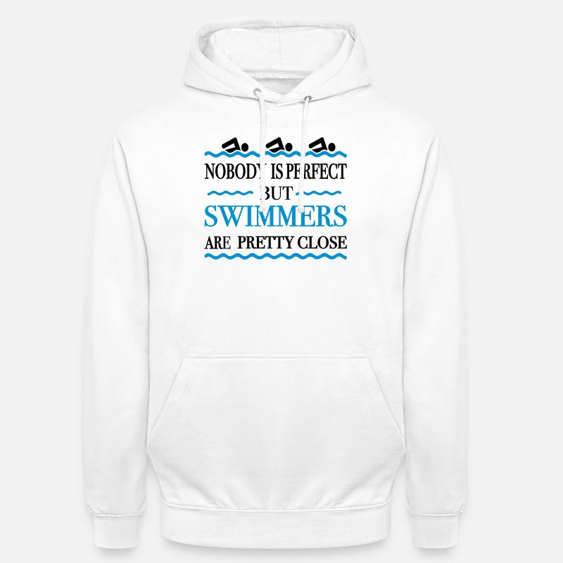 nage - Sweat-shirt à capuche unisexe - blanc