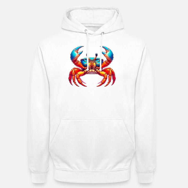 Crab - Unisex Hoodie - white