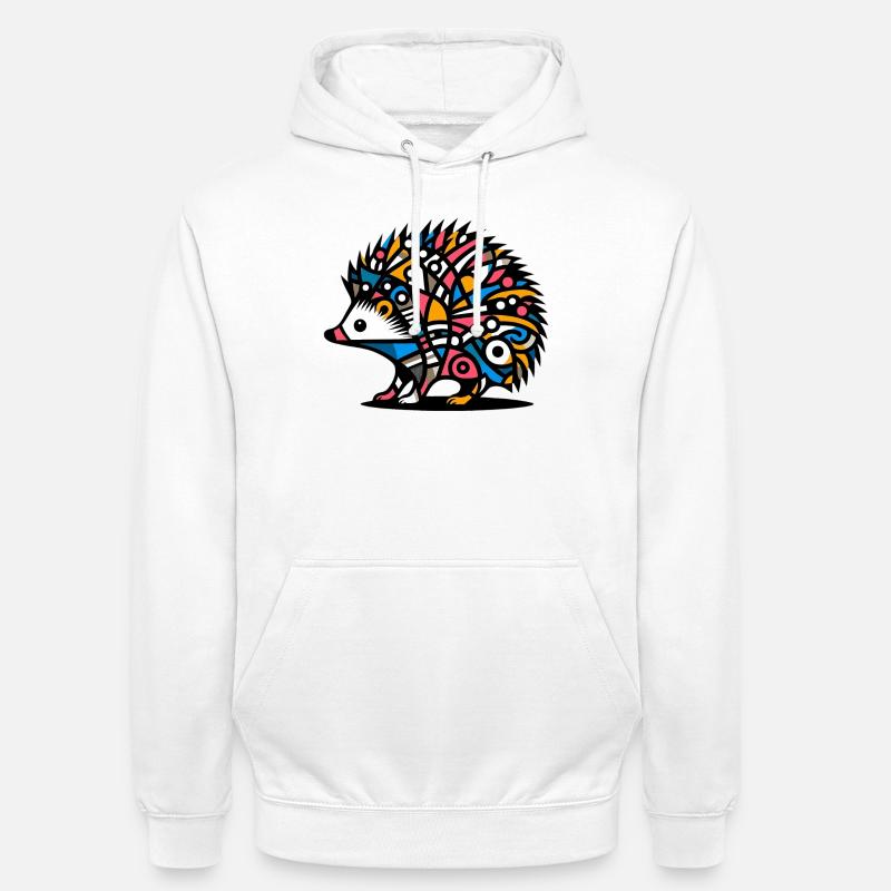 Igel - Unisex Hoodie - Weiß